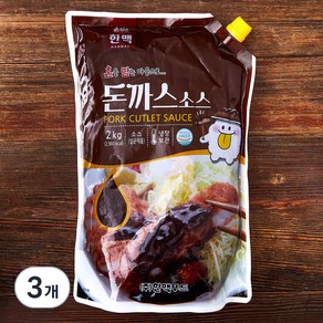 한맥 돈까스 소스, 2kg, 3개