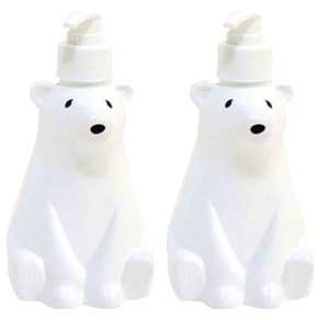 UH홈데코 북극곰 주방세제 샴푸 리필용기 300ml, 혼합색상, 2개