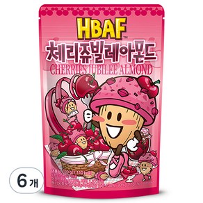 바프 체리쥬빌레 아몬드, 190g, 6개