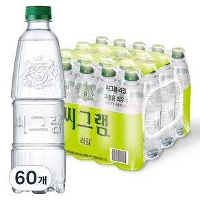 씨그램 플레인 탄산수 무라벨, 450ml, 60개