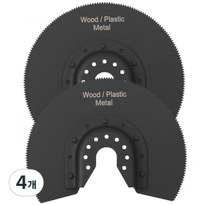 핸즈 멀티커터 메탈용 HSS 반원톱날 HMC-120LA-S8, 4개