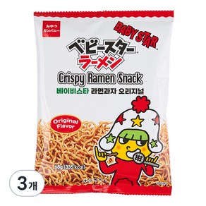 베이비스타 라면과자 오리지널, 68g, 3개