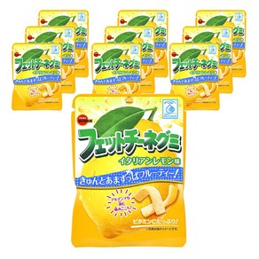 부르봉 페투치니 젤리 레몬, 10개, 50g