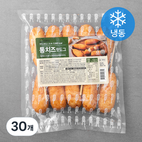 키큰아이 통치즈 핫도그 (냉동), 80g, 30개