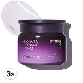 이니스프리 퍼펙트 9 인텐시브 크림, 60ml, 3개