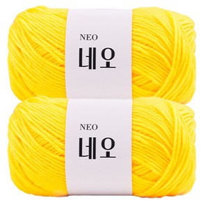 네오 뜨개실, 12 옐로우, 2개