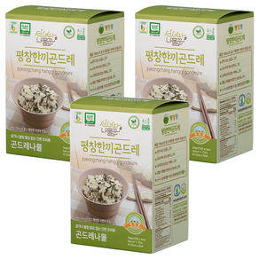 선녀와나물꾼 평창 한끼 곤드레나물 박스타입, 50g, 3박스