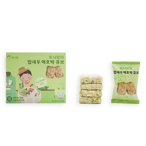 유아용 또니맘의 밥새우 애호박 큐브 동결건조 이유식 8p, 36g, 1개