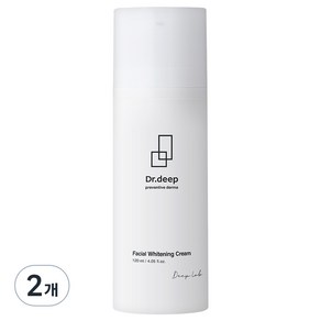 닥터딥 페이셜 미백 크림, 120ml, 2개