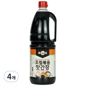 Gompyo 조림볶음 맛간장, 1.7L, 4개