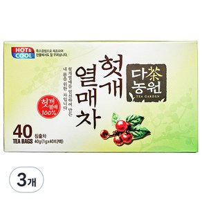 다농원 헛개열매차 티백, 1g, 40개입, 3개