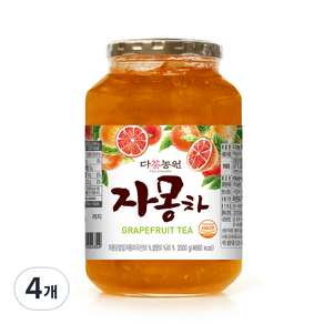 다농원 자몽차, 2kg, 4개