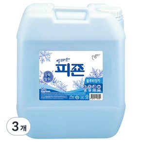 피죤 섬유유연제 블루비앙카 본품, 20L, 3개