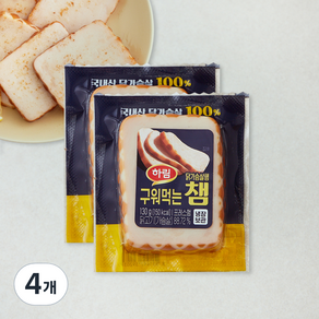 하림 구워먹는 챔, 130g, 4개