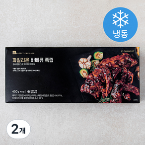 파빌리온 바비큐 폭립 (냉동), 450g, 2개