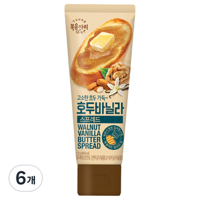 복음자리 호두바닐라 스프레드, 6개, 130g