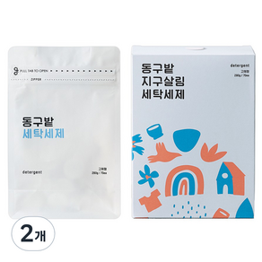 동구밭 세탁세제 280g, 2개, 70개입