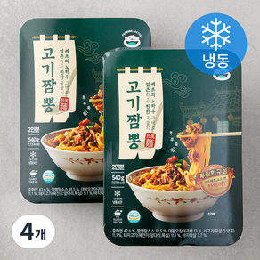 푸딩팩토리 고기짬뽕 1~2인분 (냉동), 540g, 4개