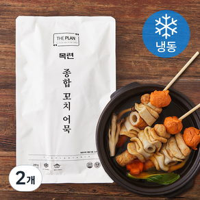 더플랜 목련 종합 꼬치 어묵 (냉동), 249g, 2개