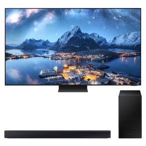 삼성전자 8K UHD Neo QLED TV + 사운드바 세트, 189cm(75인치), KQ75QND800FXKR, 스탠드형 X HW-C450 (사운드바), 방문설치