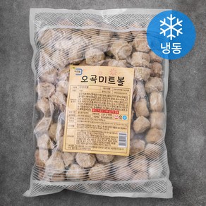 바른웰 오곡미트볼 (냉동), 1kg, 1개