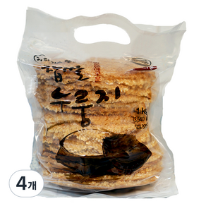 라이스웰 찹쌀누룽지, 1kg, 4개