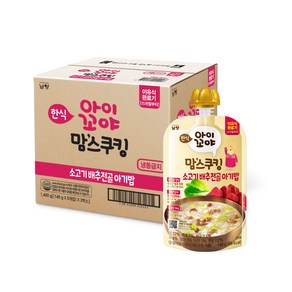 아이꼬야 유아용 맘스쿠킹 이유식 15개월부터, 140g, 10개, 소고기배추전골아기밥