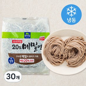 면사랑 프리미엄 20% 메밀면 (냉동)