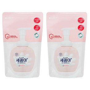 온더바디 세꼼마 항균 버블 핸드워시 파우더향 리필, 200ml, 2개