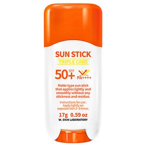 더블유피부연구소 트리플 케어 선스틱 SPF50+ PA++++, 17g, 1개