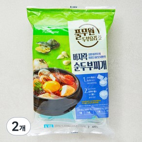 풀무원 바지락순두부찌개 2인분