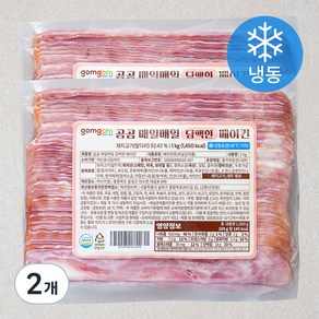 곰곰 매일매일 담백한 베이컨, 1kg, 2개