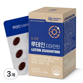 대상웰라이프 루테인지아잔틴 15g, 30정, 3개