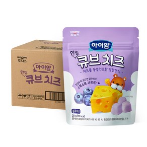 아이얌 한입 큐브치즈 10p, 블루베리, 200g, 1개