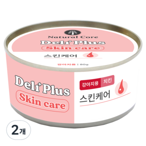 네츄럴코어 강아지 델리플러스 치킨캔 12p, 960g, 2개, 치킨