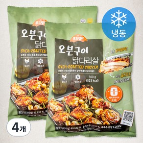 푸드렐라 오븐구이닭다리살 (냉동), 300g, 4개