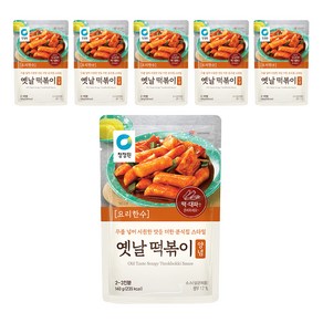 청정원 옛날 떡볶이 양념, 6개, 140g