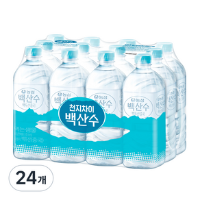 백산수 무라벨