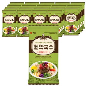 샘표 쟁반비빔 막국수, 126g, 50개