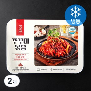 김씨밥 쭈꾸미 볶음 (냉동), 350g, 2개