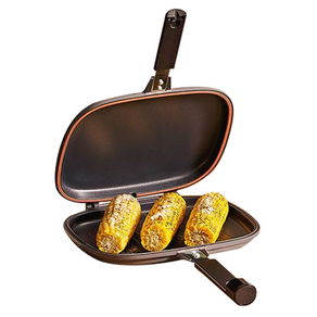 해피콜 쿡메이트 양면팬 스탠다드 다크그레이, 28cm, 1개