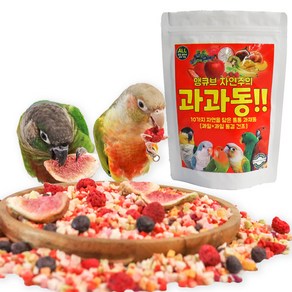 앵큐브 조류용 자연주의 동결건조 과과동, 1개, 30g
