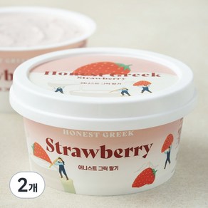어니스트그릭 딸기, 100g, 1개입, 2개