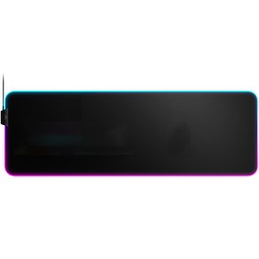 스틸시리즈 QcK Pism Cloth RGB 게이밍 마우스패드 XL, 1개, 블랙