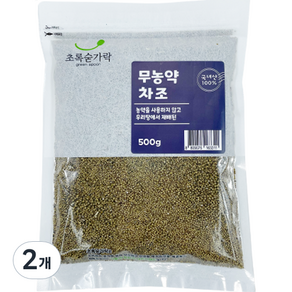 초록숟가락 무농약 차조, 500g, 2개