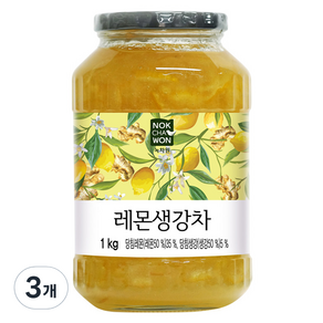 녹차원 레몬생강차, 1kg, 1개입, 3개