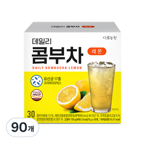 다농원 데일리 콤부차 레몬, 5g, 30개입, 3개