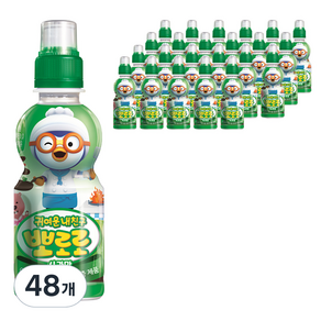 팔도 뽀로로 사과맛 어린이음료 235ml, 48개