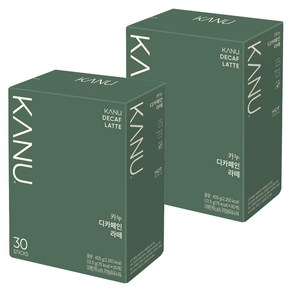 카누 디카페인 라떼 스틱커피, 13.5g, 30개입, 2개