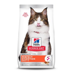 힐스사이언스다이어트 어덜트 고양이 퍼펙트 다이제스천 건식사료, 닭, 1.59kg, 1개